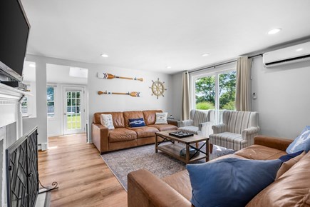 West Dennis Cape Cod vacation rental - Main level livingroom