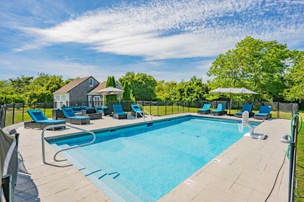 West Dennis Cape Cod vacation rental - Pool with lounge area