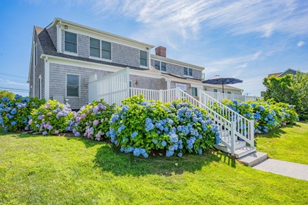 West Dennis Cape Cod vacation rental - Stairs leading up the deck