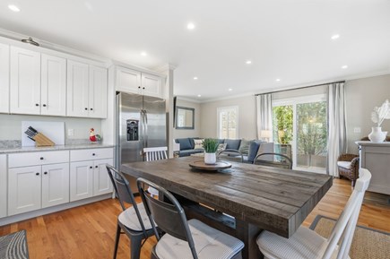Harwich Port Cape Cod vacation rental - Dining and living area