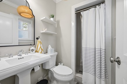 Harwich Port Cape Cod vacation rental - Bathroom 1: Stall Shower: 1st Floor