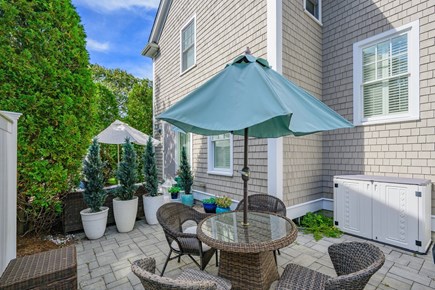 Harwich Port Cape Cod vacation rental - Outdoor dining area with seating for 4