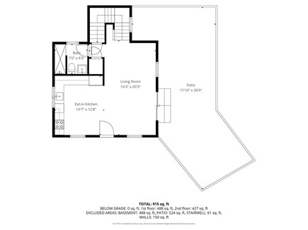 Harwich Port Cape Cod vacation rental - Floor Plan: First Floor
