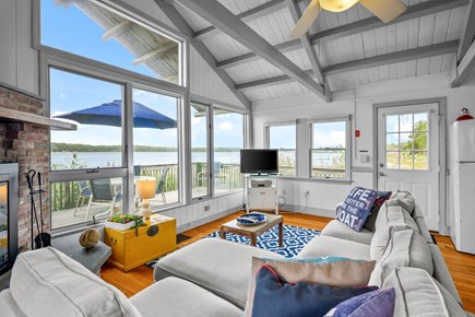 Eastham Cape Cod vacation rental - Living room with breathtaking views