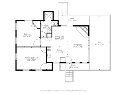 Eastham Cape Cod vacation rental - Floor Plan