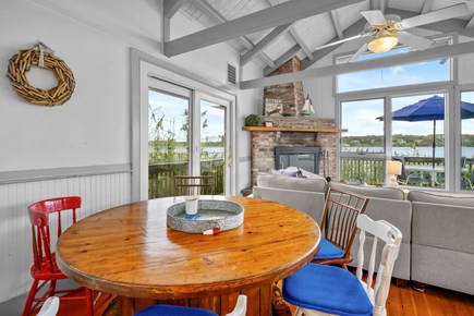 Eastham Cape Cod vacation rental - Open concept dining and living room