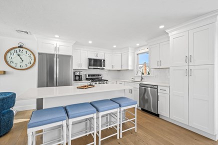 Sandwich Cape Cod vacation rental - Kitchen island with seating