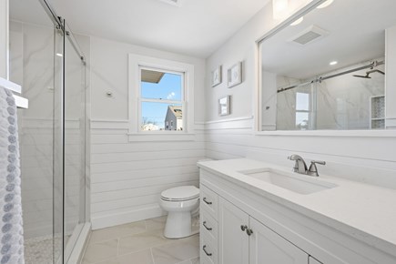 Sandwich Cape Cod vacation rental - Bathroom 1- Full with walk in shower- Ensuite bedroom 1