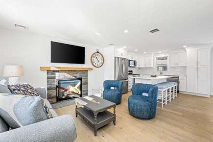 Sandwich Cape Cod vacation rental - Open area living room and kitchen