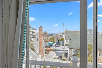 Sandwich Cape Cod vacation rental - View of Cape Cod Bay from Juilet balcony off bedroom 2
