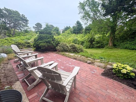 Orleans Cape Cod vacation rental - Front brick patio offers both morning and afternoon sun