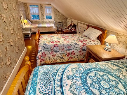 West Harwich Cape Cod vacation rental - Upstairs Children's Bedroom with Three Twin Beds