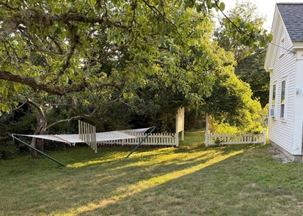 West Harwich Cape Cod vacation rental - Hammock in side yard