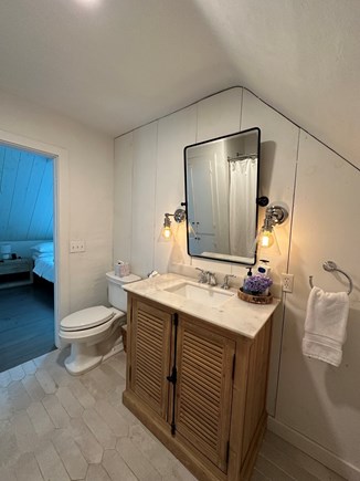 Orleans Cape Cod vacation rental - Bathroom off upstairs’ primary king bedroom.