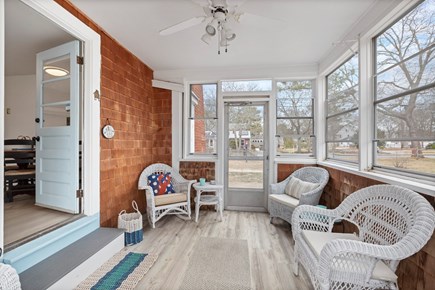 South Yarmouth Cape Cod vacation rental - Black out shades added to big windows