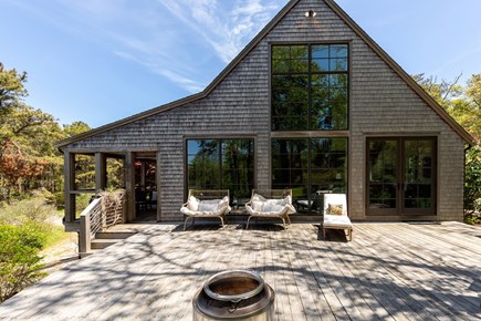 Chatham, Marshlight Retreat Cape Cod vacation rental - Expansive deck for dining, grilling, and relaxing outdoors