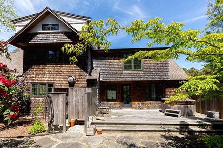 Chatham, Marshlight Retreat Cape Cod vacation rental - Private hot tub and sunny deck for relaxed Chatham evenings