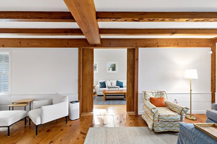 Orleans, Love & Luck Cape Cod vacation rental - View into vaulted sunroom