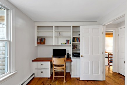 Orleans, Love & Luck Cape Cod vacation rental - Built in desk workspace