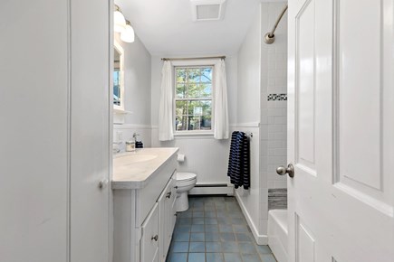 Orleans, Love & Luck Cape Cod vacation rental - Full bath with tub shower