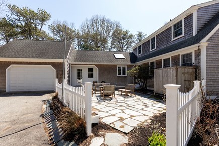 Orleans, Love & Luck Cape Cod vacation rental - Back patio for enjoying summer days