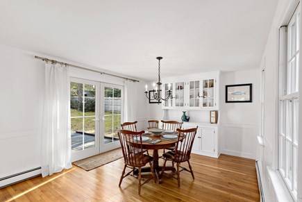 Orleans, Love & Luck Cape Cod vacation rental - Dining for 4, doors to deck