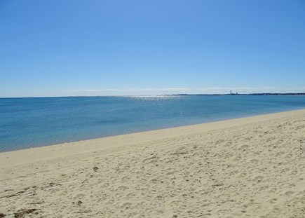 North Truro Cape Cod vacation rental - Beach view of Ptown... Low tide is a shell collector's delight!