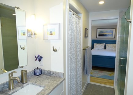 North Truro Cape Cod vacation rental - Two entrances to spacious bathroom