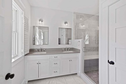 Harwich Cape Cod vacation rental - En-suite bathroom Main floor.