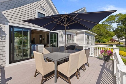 Harwich Cape Cod vacation rental - Oversized deck with high quality furniture