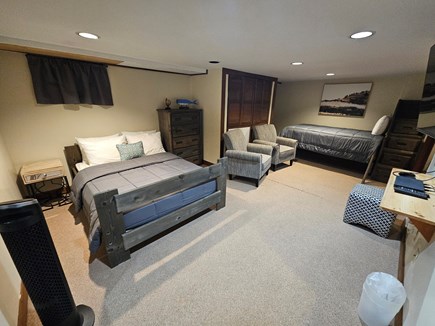 Brewster Cape Cod vacation rental - Lower Level Bedroom with Double/Full Bed & Twin