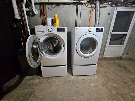 Brewster Cape Cod vacation rental - Lower Level Laundry Area