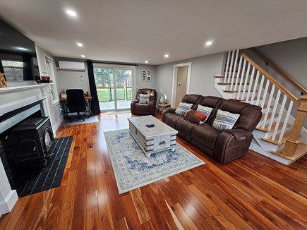 Brewster Cape Cod vacation rental - Living Room with slider to screened in patio