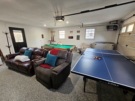 Brewster Cape Cod vacation rental - Garage Game Room