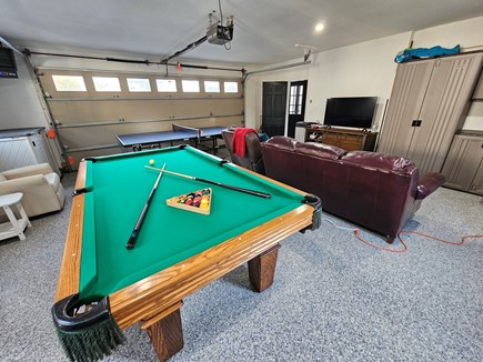 Brewster Cape Cod vacation rental - Garage Game Room
