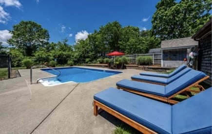Brewster Cape Cod vacation rental - Enclosed Pool Deck Area