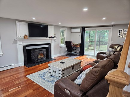 Brewster Cape Cod vacation rental - Living Room with slider to screened in patio