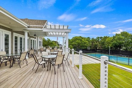 East Falmouth Cape Cod vacation rental - Clubhouse deck