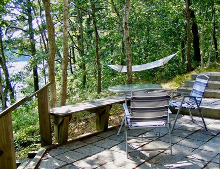 Orleans Cape Cod vacation rental - Patio facing the water & sunsets!