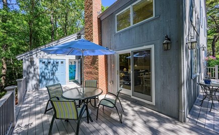 Mashpee - Popponesset  Cape Cod vacation rental - Large porch, outdoor shower