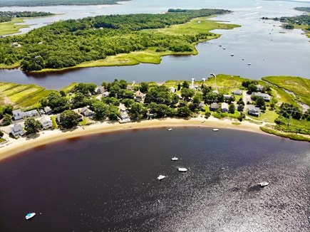 Wareham, Marion MA vacation rental - Peninsula of land house sits on