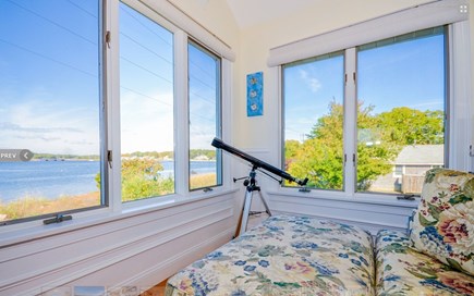 Wareham, Marion MA vacation rental - Sitting area - NOTE Telescope is not longer on the property
