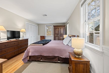 Brewster Cape Cod vacation rental - TV in the master