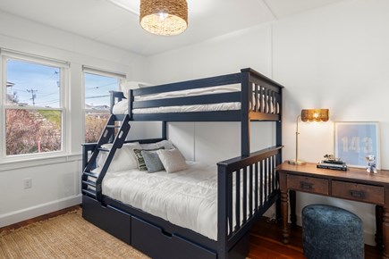 Plymouth MA vacation rental - Brand new bunk bed with twin bed on top and full on the bottom.