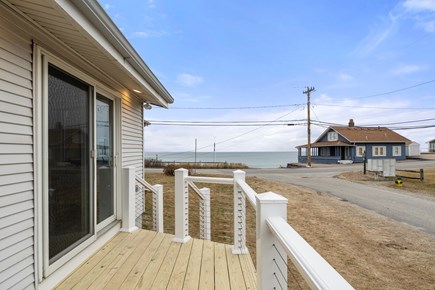 Plymouth MA vacation rental - Can you see yourself having your morning coffee on this new deck?