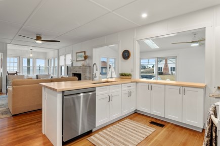 Plymouth MA vacation rental - Newly renovated kitchen with water views.