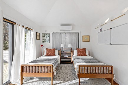 Orleans, Swaying Pines Cape Cod vacation rental - Guest house twin bedroom