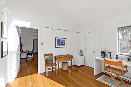 Orleans, Swaying Pines Cape Cod vacation rental - Guest house entry via connecting deck