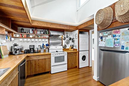 Orleans, Swaying Pines Cape Cod vacation rental - Kitchen prep space for coffee and seafood