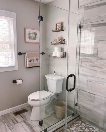 Dennis Cape Cod vacation rental - Upstairs bath with walk-in shower